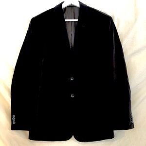Men’s Black Velvet Ken Cole Reaction Blazer Size S